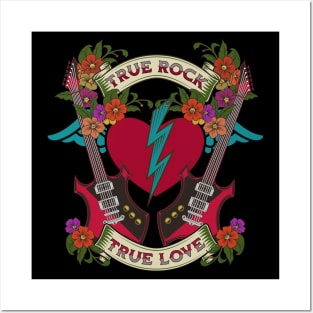 True Rock True Love Posters and Art